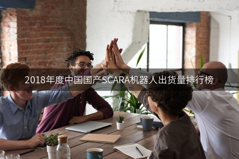 2018年度中国国产SCARA机器人出货量排行榜