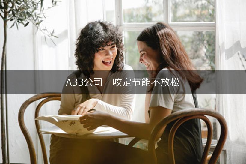 ABB公司　咬定节能不放松